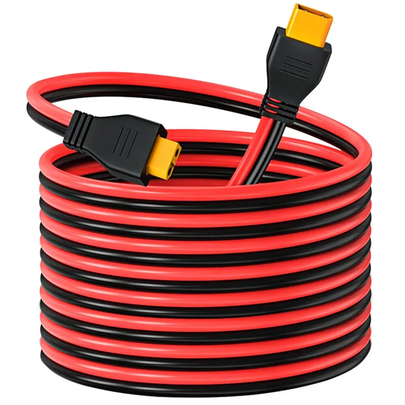 Upgraded 6m/20FT 12AWG XT60 Male to Female Cable for ALLPOWERS Ecoflow Delta River Anker SOLIX Bluetti AC DJI Solar Generators.