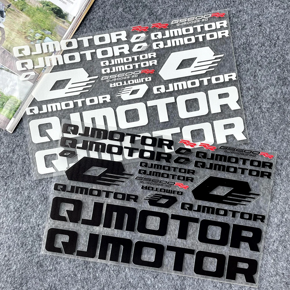 UV Anti-UV Motorcycle Body Stickers For QJMOTOR SRK600 600RR QJ600GS QJ250 350 400 SRT Helmet Fairing Decor Accessories