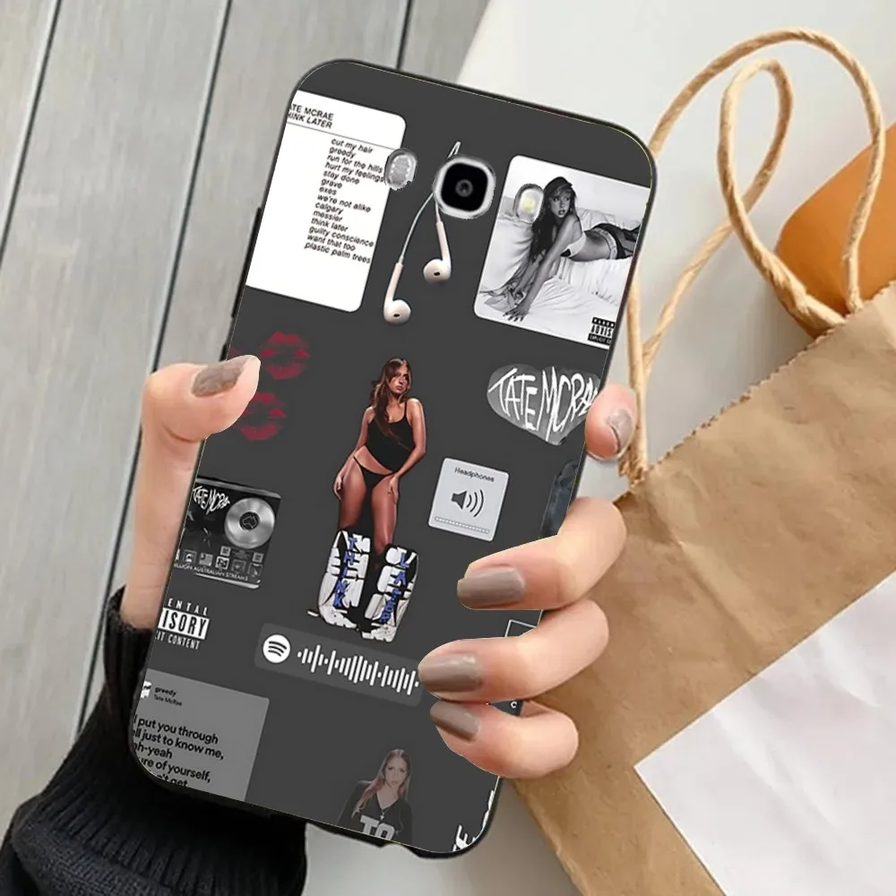 Singer T-Tate Mcrae Greedy Phone Case For Xiaomi 11 Redmi Note 11 5G 8T 9A 9 10T Note8Pro Note9 12SUltra Black Case image 4