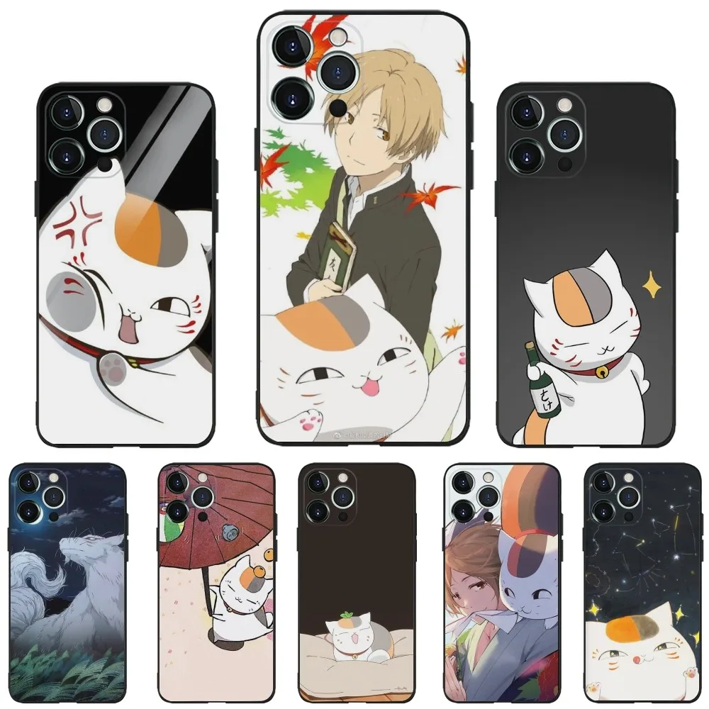 Sensei Natsume yuujinchou Nyanko Phone Case for Apple iPhone, 13, 14,13,12,11,XS,XR,X,8,7,Pro,Max,Plus, Mini Silicone Cover