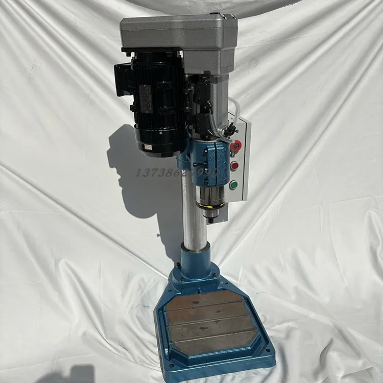 

Single bench pneumatic drill with baseplate punch distributable box multi-axis power head