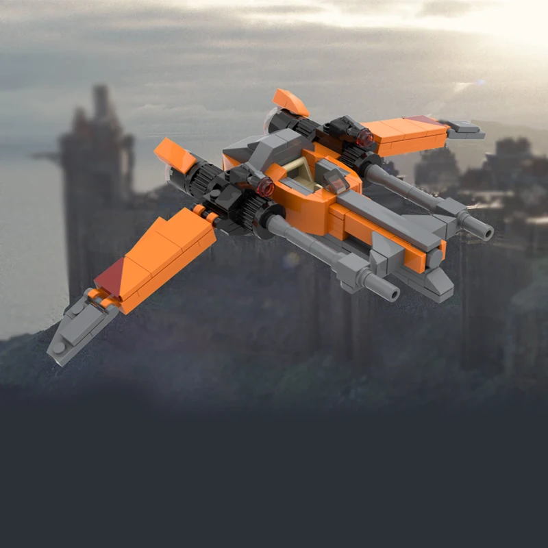 166PCS Popular Space War Movie Model MOC Building Bricks Spaceship Modular Technology Gifts Holiday Assemble Children Toy Suit