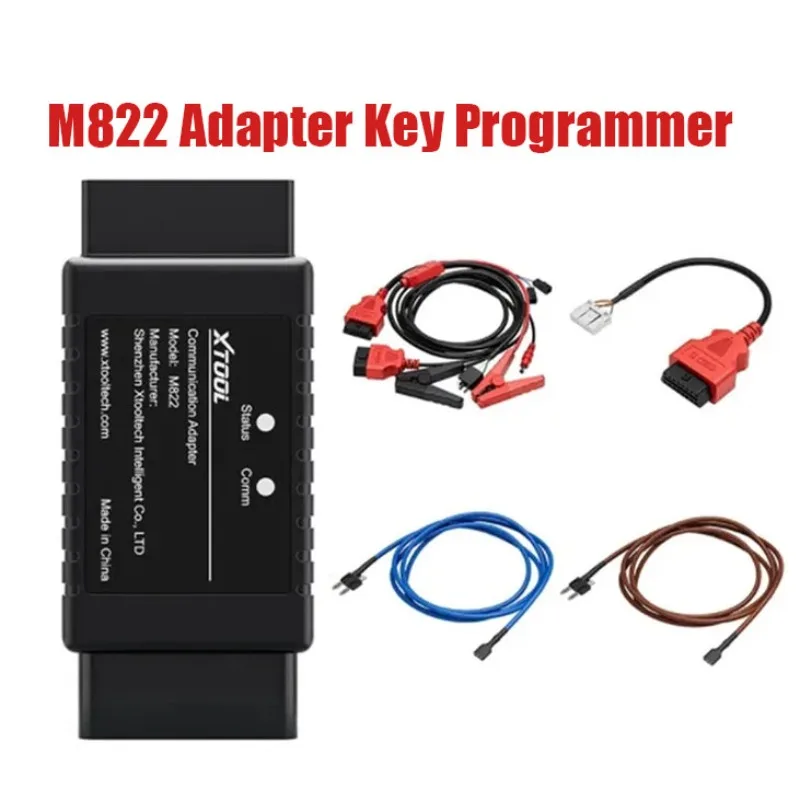 XTOOL M822 Adapter Key Programmer For Toyota 8A AIl Keys Lost Work With XTOOL X100 PAD3 X100 MAX IK618 IP616 IP819 IP819TP