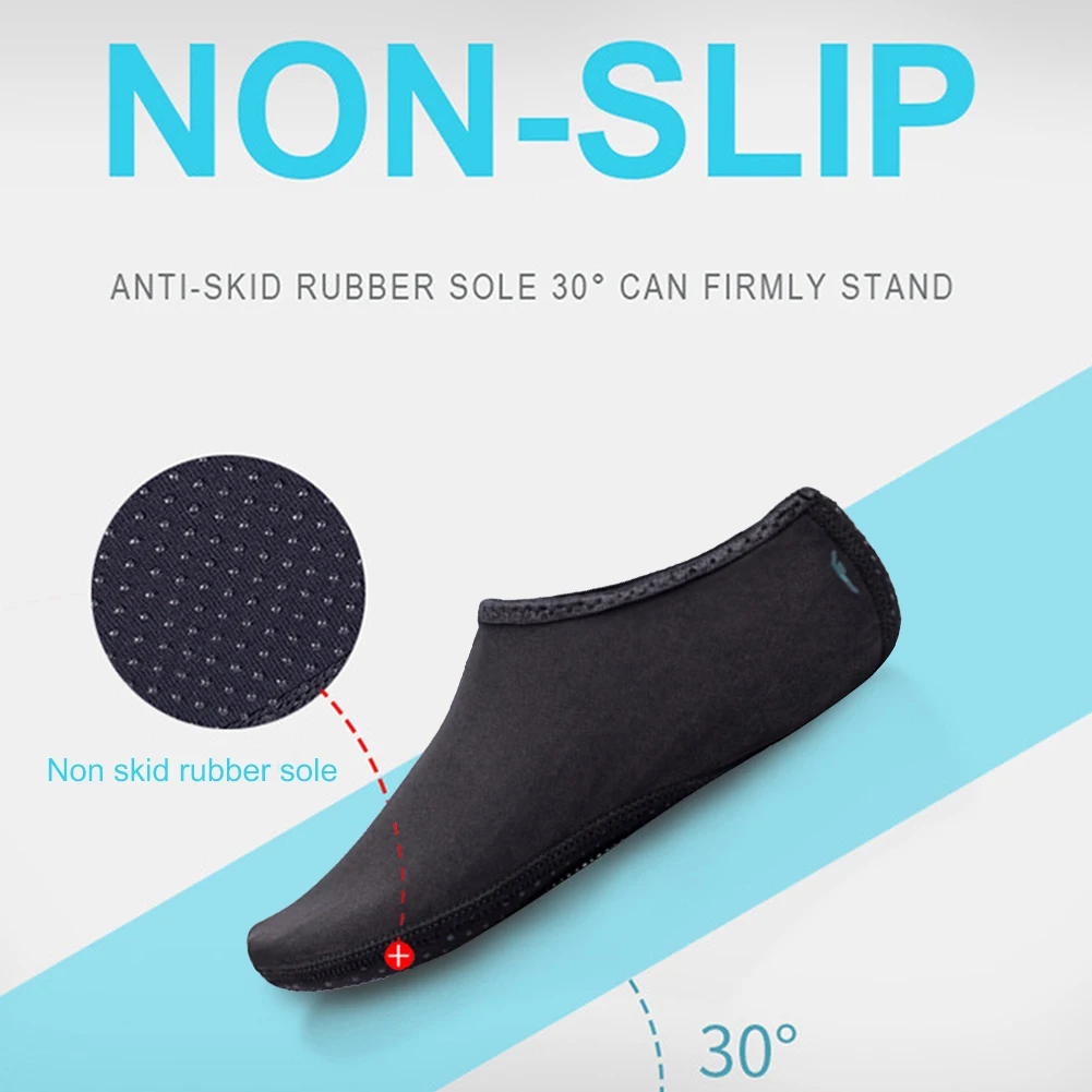 Aqua-Tauchsocken, Schwimmen, rutschfeste Wasserschuhe, Tauchsocken, Slipper, Sommer, Strand, Sandale, flacher Schuh für Wassersport, Damen und Herren