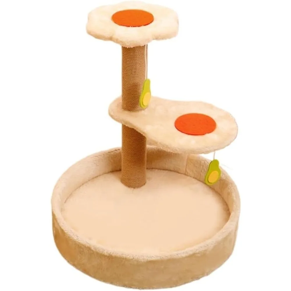 

Freedom Cat Frame Climbing Nest Winter Warm Scratching Board Nest Sisal Wear-Resistant and Non-Shedding Climbing Toy Cli