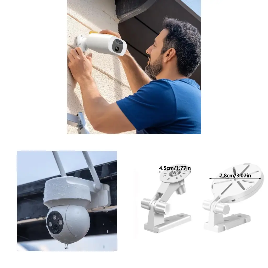Support caméra adapté pour positionnement sécurisé caméra, Installation facile