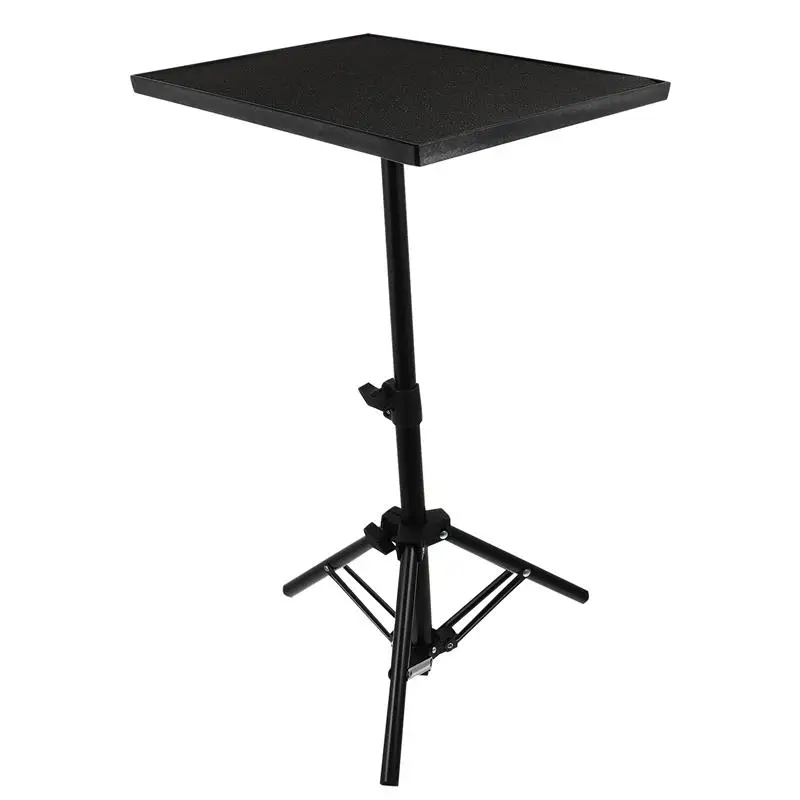 Laptop Stand Tripod Projector Computer Floor Tray Table Mount Rack Holder Shelf Mouse Storage Book Tablet Mic Utility Foldable