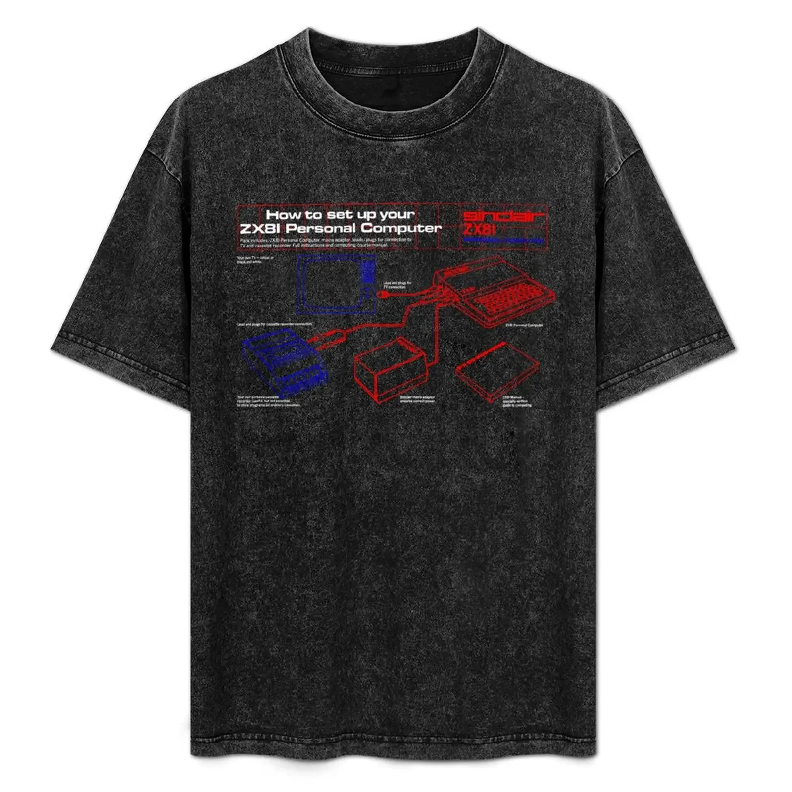 

SINCLAIR ZX81 T-Shirt graphic t shirt vintage custom t shirt Funny t-shirt mens graphic t-shirts big and tall