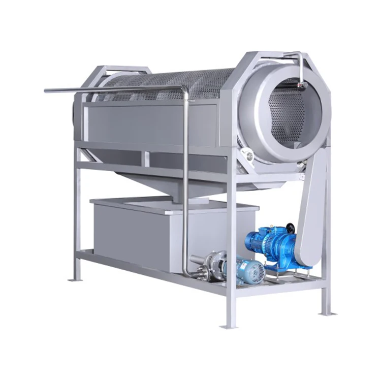 ZXJ multi-functional drum type industrial fruit and vegetable washing machine