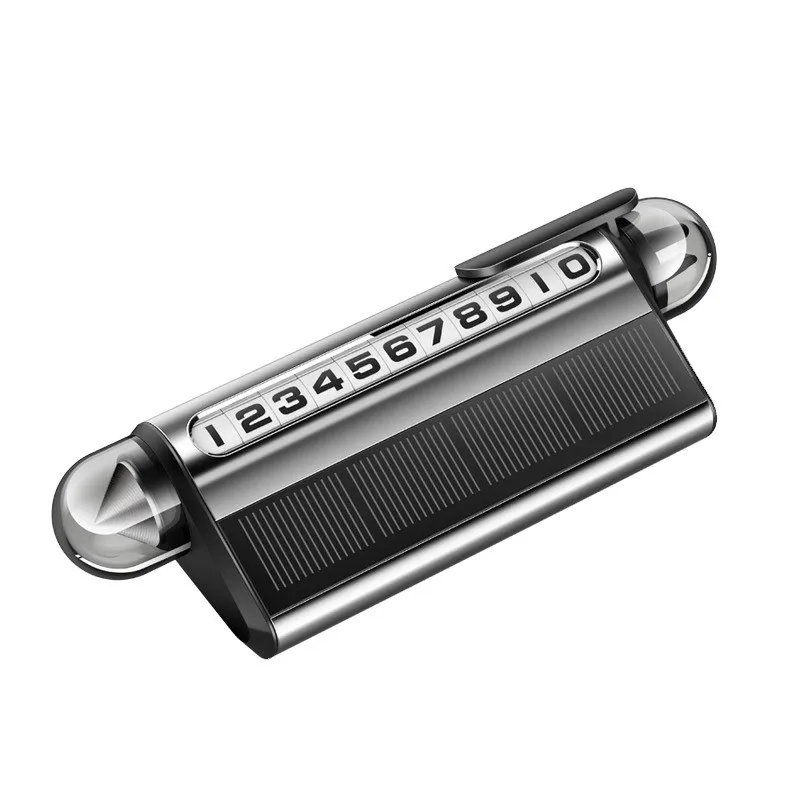 【NECESSITÀ】 Cartello di parcheggio con ricarica solare, luce LED e regolazione del rullo