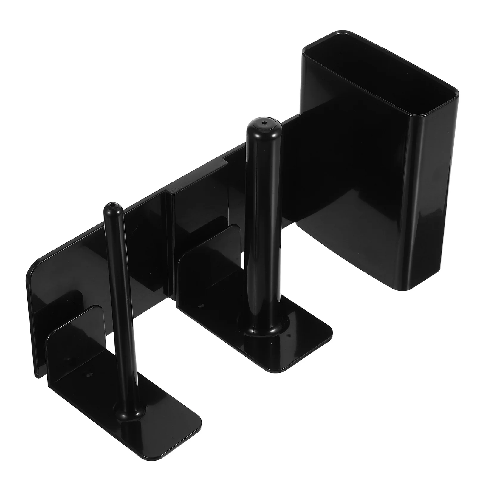 

3-In-1 Side Mounted Cup Lid Straw Organizer For Ninja Fs301 Smoothie Machine Compact Storage Rack Holder Cups Lids