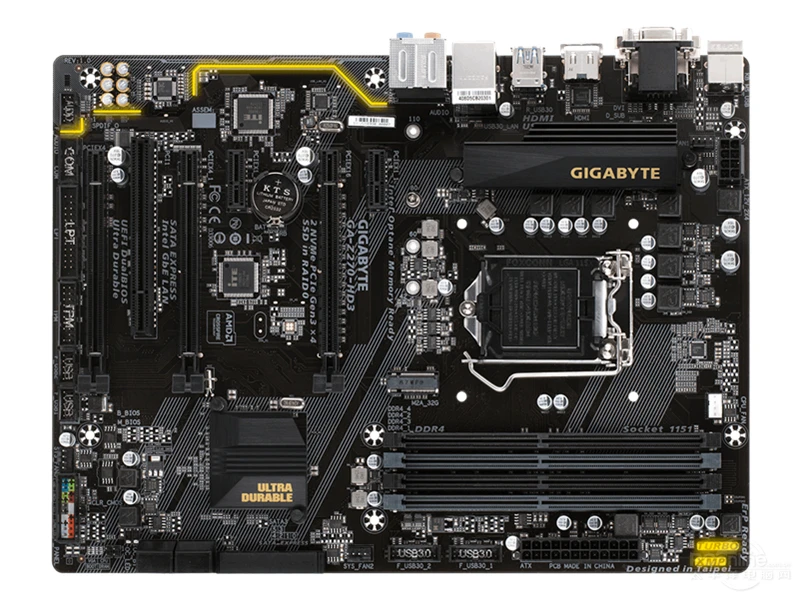 Imagem -03 - Gigabyte Ga-z270-hd3 Desktop Original Z270 Placa Mãe Lga 1151 Ddr4 Usb3.0 Sata M.2