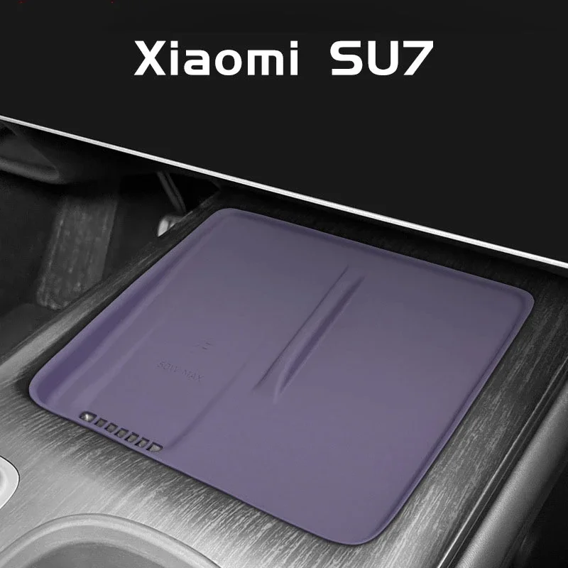 

Central Control Anti Slip & Dustproof Pad For Xiaomi SU7 2024 2025 Car Styling Wireless Charging Silicone Pad Auto Accessories