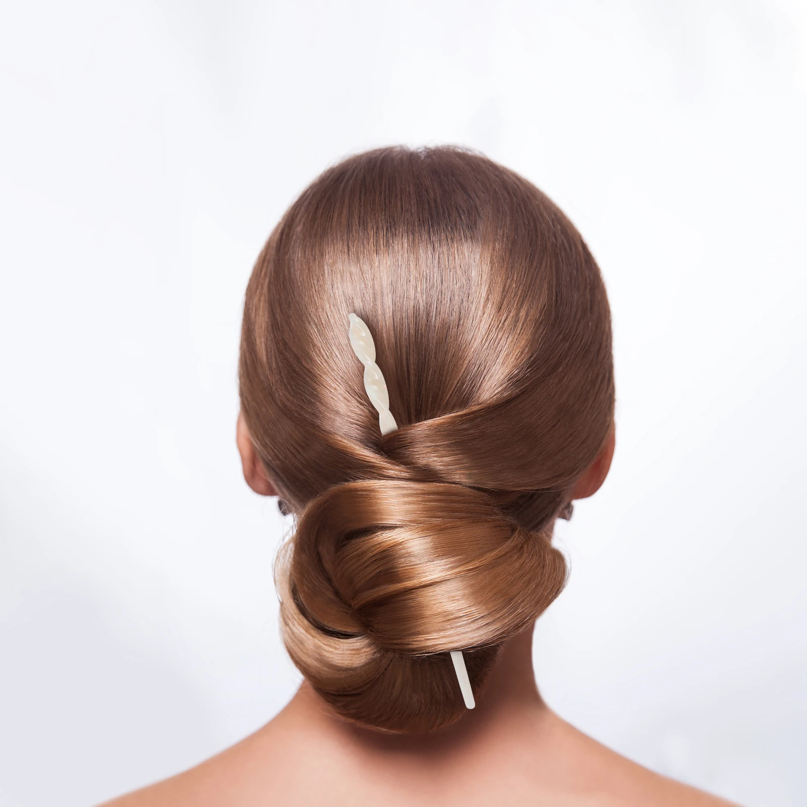 

2pcs Vintage Acetate Marble Hair Sticks Durable Decorative Chignon Updo Hairpins For Thick Hair Bun Accessories Retro Women