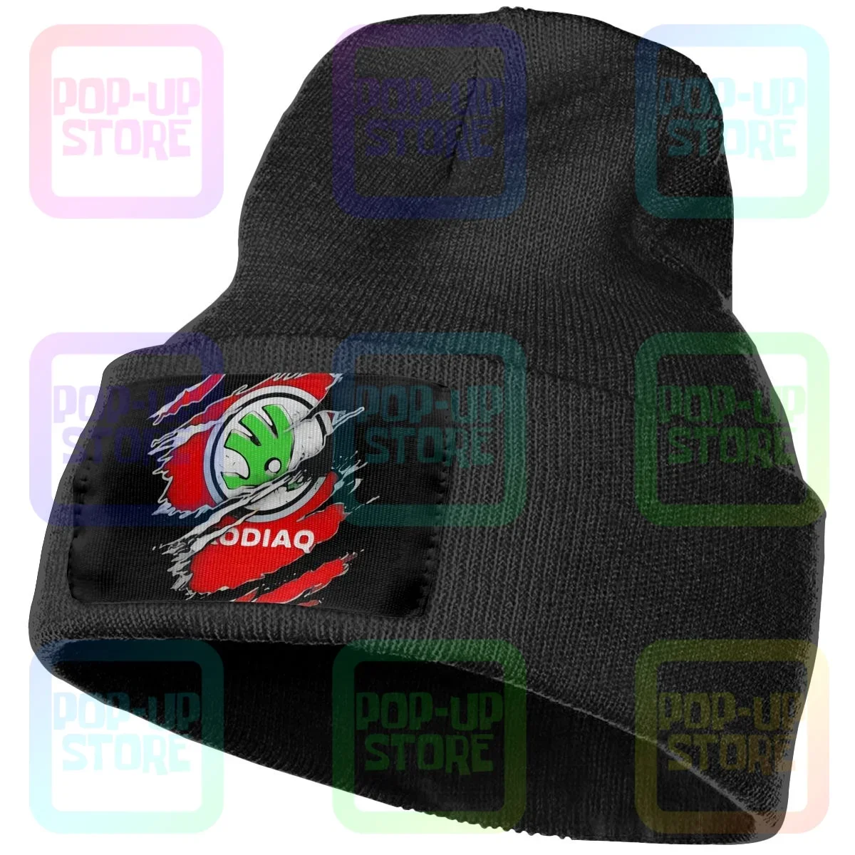 

Skoda Logo Hero Knitted Beanie Hat Beanies Cap Gift Classic Best Seller