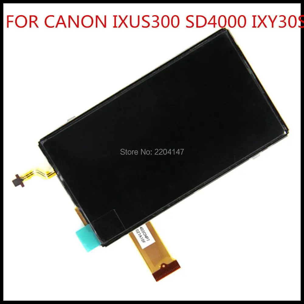 NEW LCD Display Screen for Canon IXUS300HS IXUS300 SD4000 IXY30S Digital Camera Repair Part With Backlight + Glass