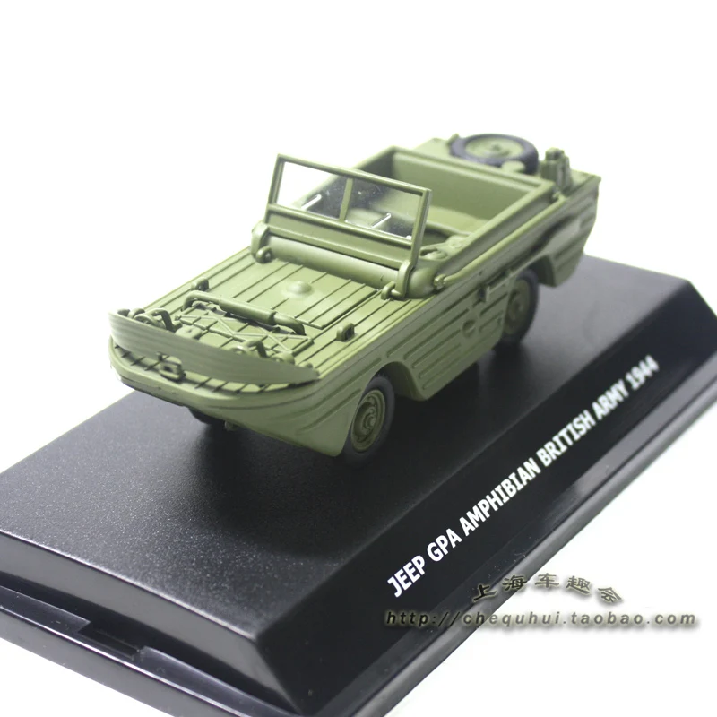 دييكاست 1:43 مقياس دبابة عسكرية جيب GPA برمائية سبيكة سيارة نموذج تحصيل لعبة هدية تذكارية عرض حلية #3