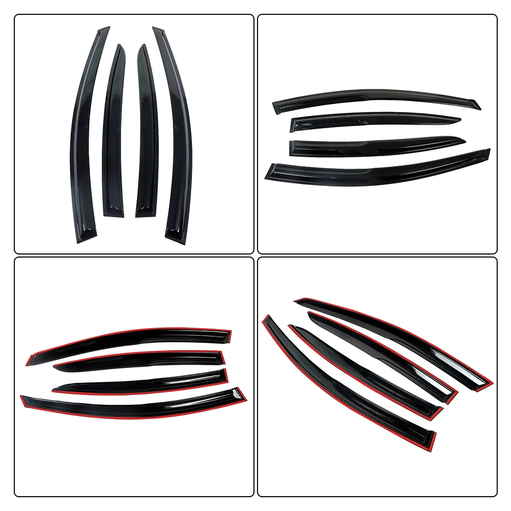 Window Visor For Hyundai For Elantra JDM 2017-2019 Shade Rain Guard Vent Deflector