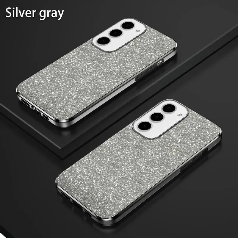 S 23 22 20 21 Luxury Gradient Glitter Plating Case For Samsung Galaxy S23 S21 S20 Fe S22 Plus Ultra 5G Silicone Back Cover S20Fe