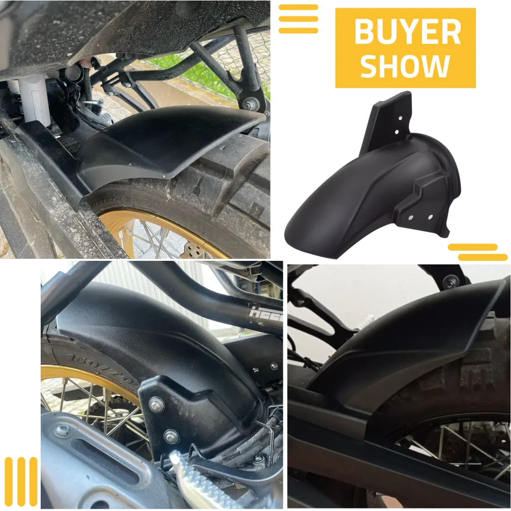 Tenere700 Rear Mudguard Motorcycle Fender Wheel Hugger Mud Splash Guard For Yamaha Tenere 700 2019-2024 XT700Z Accessories