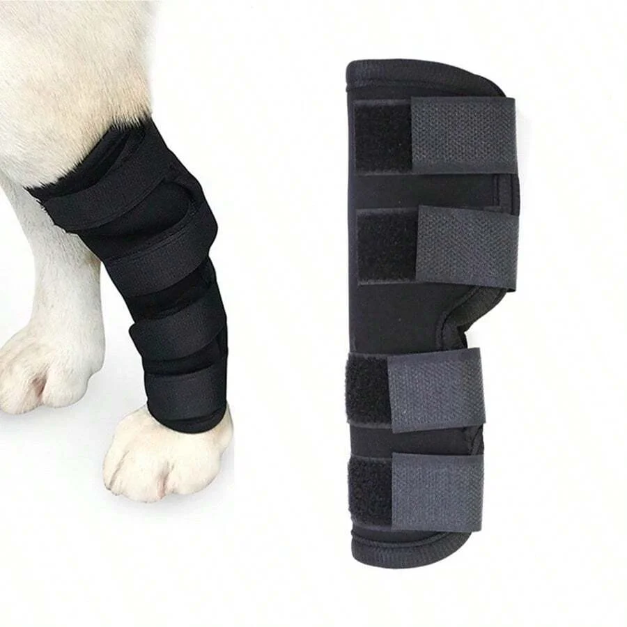 1pc Prevent Chew Licking Hock Joint Arm Support Hold Bandages Sleeve Dog Leg Brace for Pet Knee Sprains Recovery Protection
