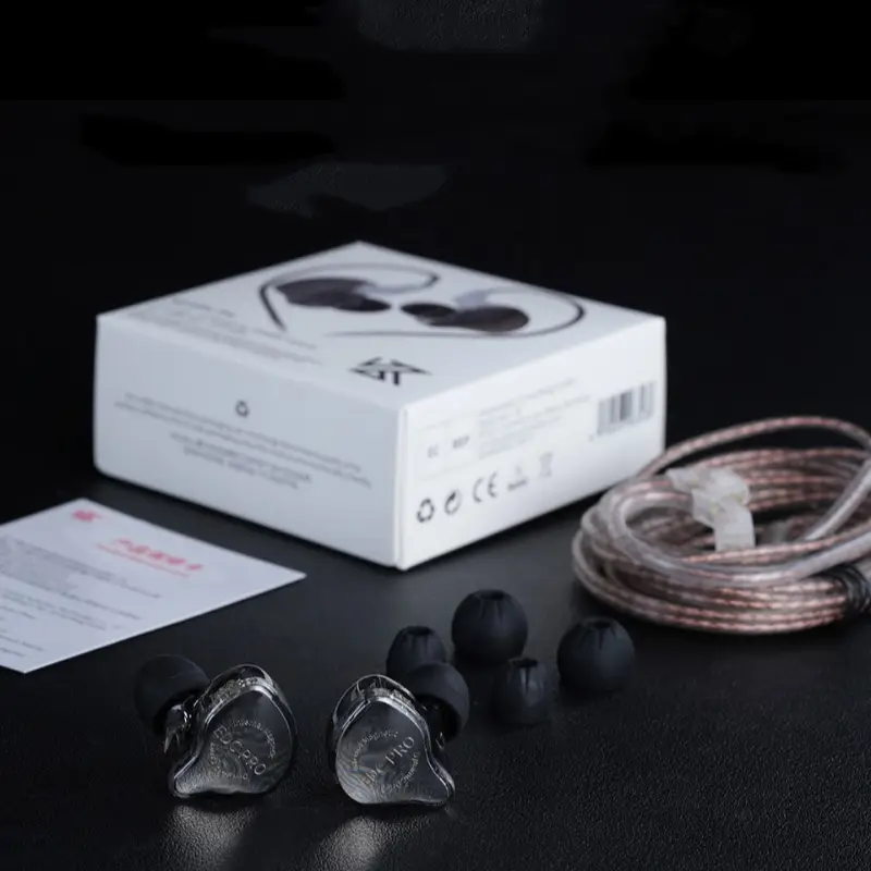 KZ EDC PRO High-Sensitivity Large Dynamic Earphone , Silver Plated Cable \ OFC Flat Cable Optional - 5