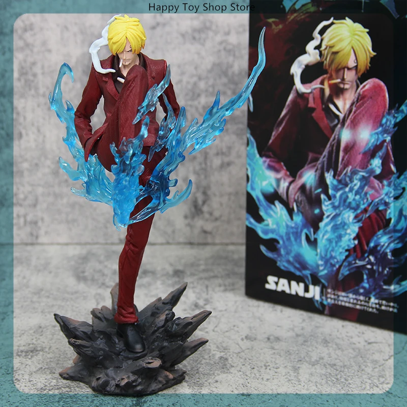 

24cm One Piece Vinsmoke Sanji Different Colors Anime Figure Model Gk Statue Boys Collection Desktop Decoration Ornament Toy Gift