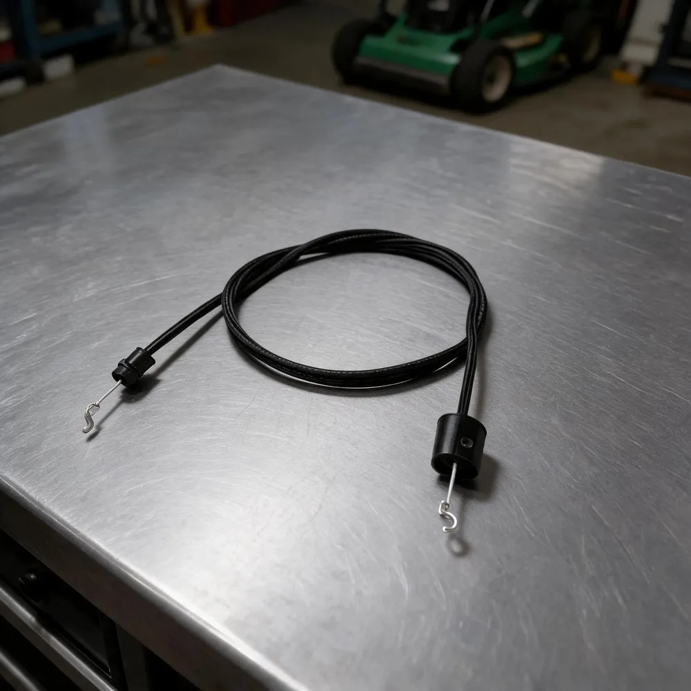 Z-shaped Elbow Cable Lawn Mower Throttle Cable For Outdoor Grass Cutting Tool Part Smooth Operation Design Wear Resistant Build