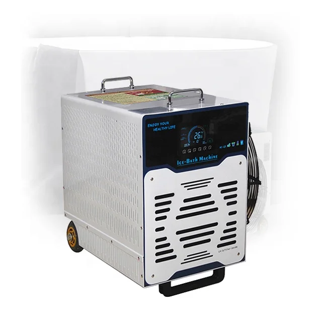 CE qualified AC refrigerant athlete recovery machine ice bath hot bath heat pump