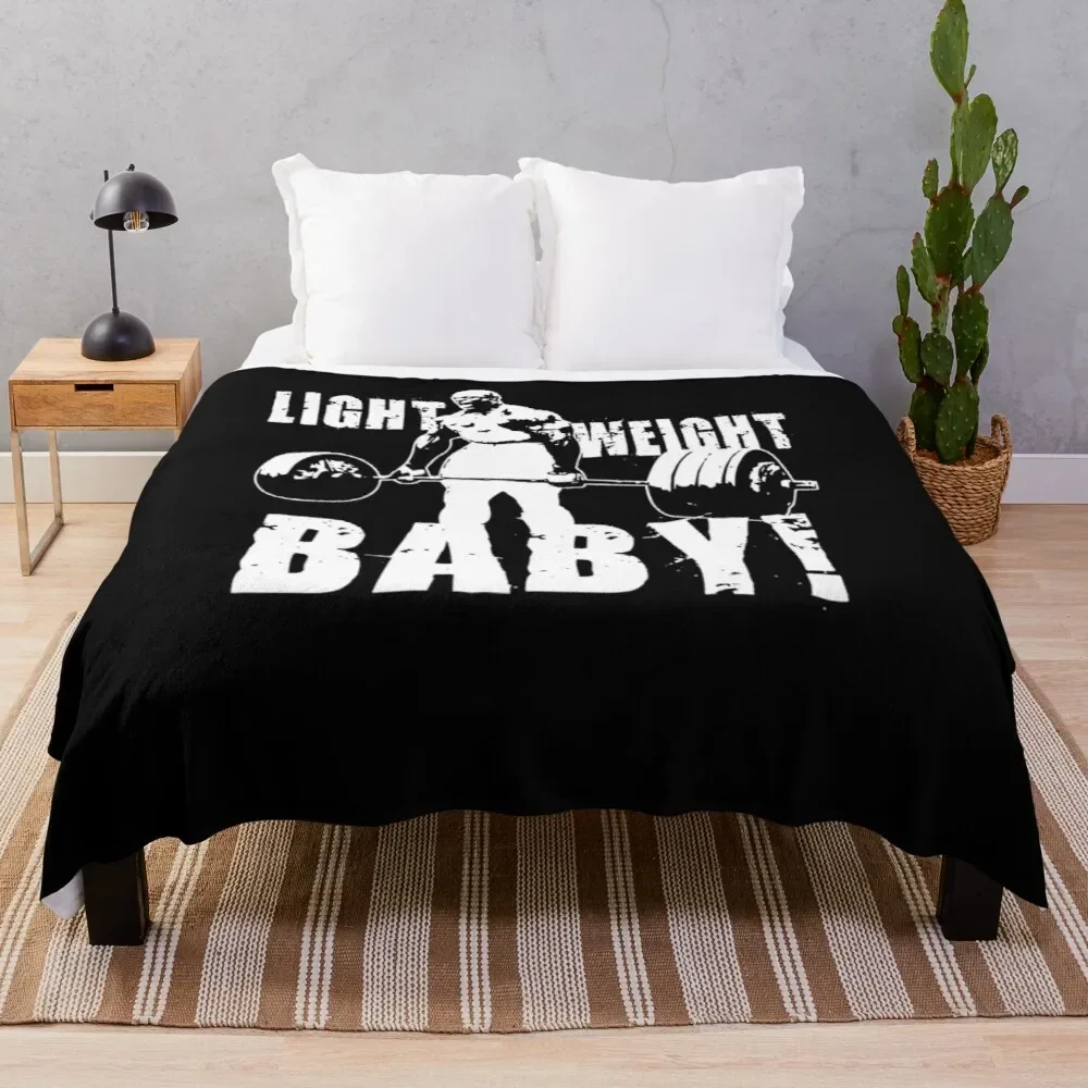 Light Weight Baby - Ronnie Coleman - Throw Blanket Camping Blanket Softest Blanket Warm Blanket