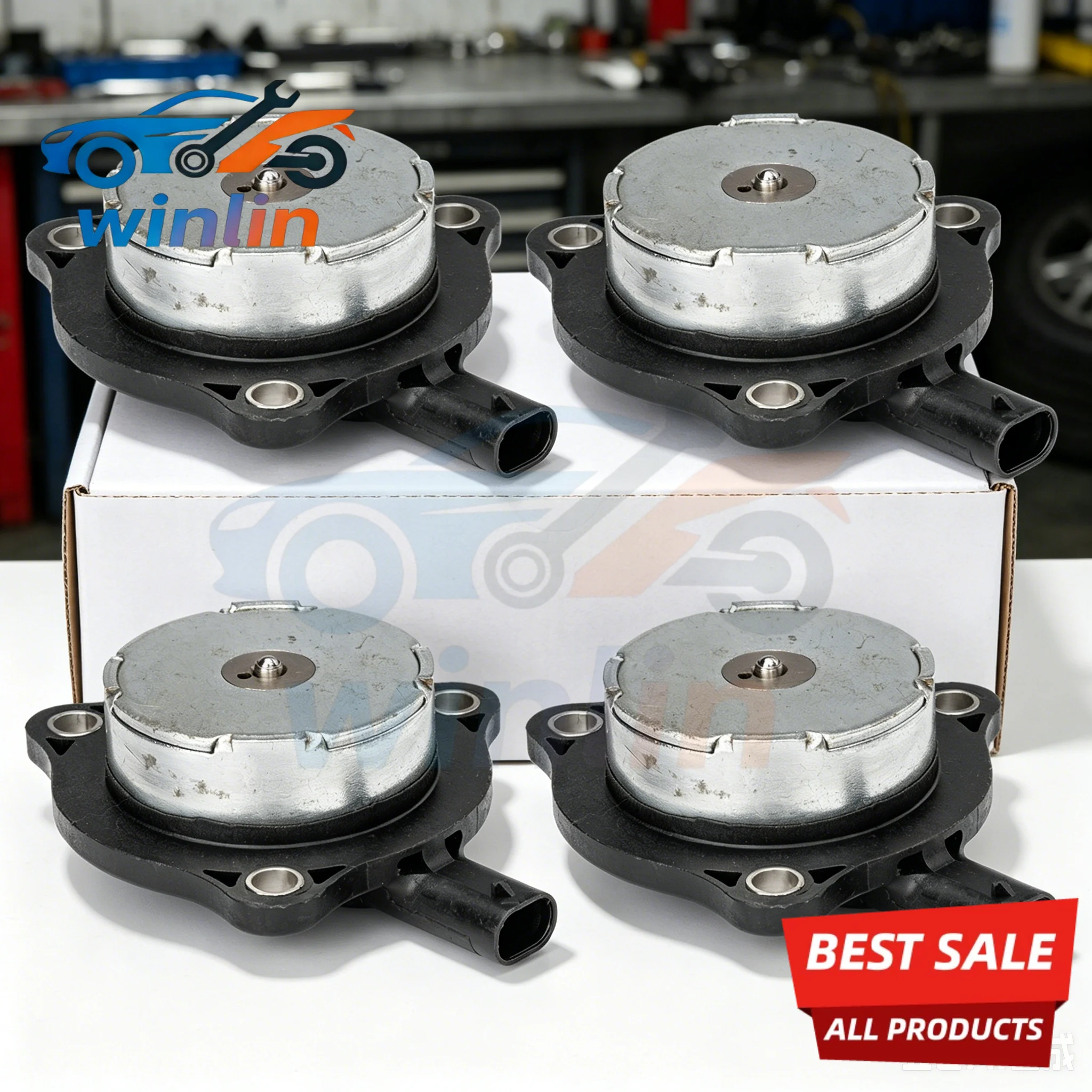 

OEM 4 Pcs Camshaft Phaser Actuator VVT Solenoid 05184101AG For Chrysler Dodge Challenger Jeep Cherokee ProMaster 3.6L V6