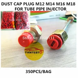 350PCS CRIN Diesel Common Rail Injector Nozzle Tube Pipe Dust Cap Proof Oil Plug for Pump  M12 M14 M16 M18