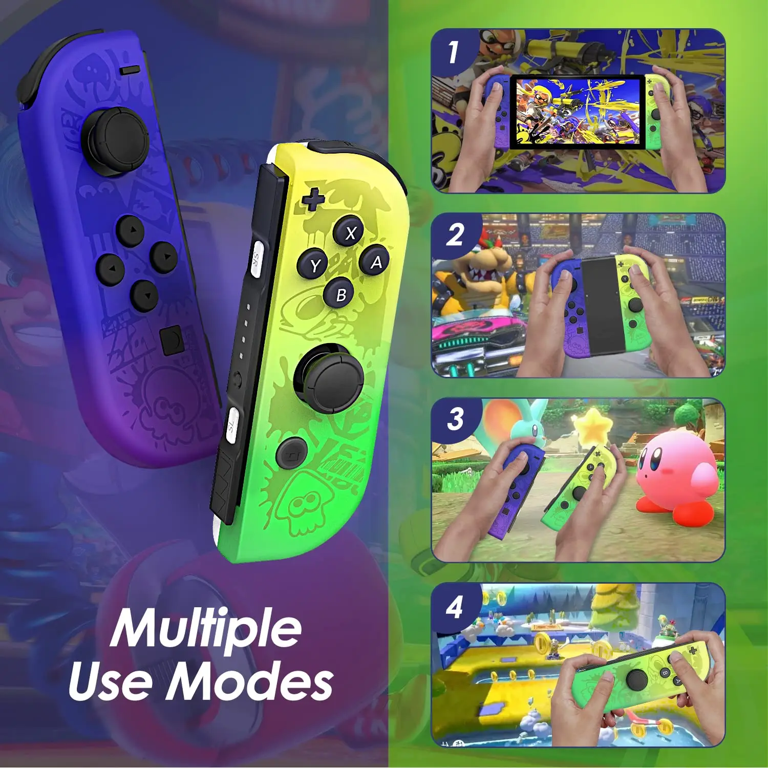 2026 New BT 5.2 For Joy Controller Switch L/R for Nintendo for Switch/Lite/Oled for JoyCon Gamepads Joystick with Dual Vibration image 6