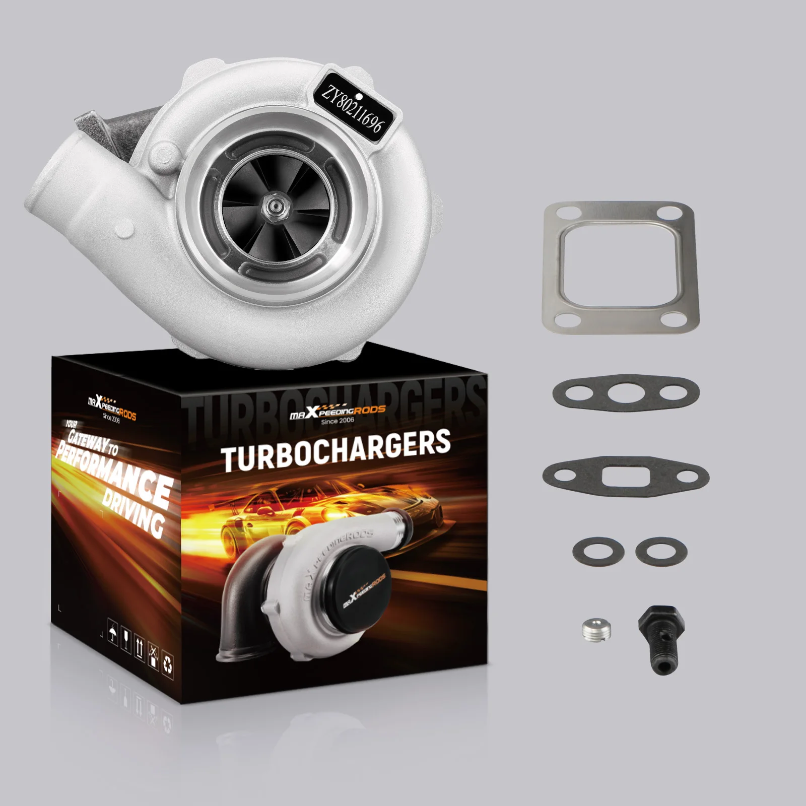 GT30 GTX3071R GT3071R GT3076 Universal Turbo Charger Turbocharger for 4 / 6 Cyl 2.5L-3.0L Boost Horse Power up to 500BHP