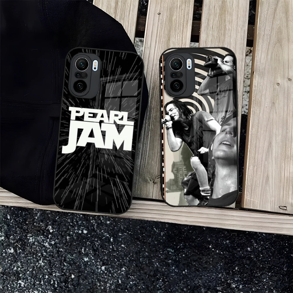 Pearl Jam R-Rock Band Phone Case for Redmi 12c 13c 12 13 Note 13 Pro Plus 11 12 Pro 10 11s 12s Tempered Glass Cover