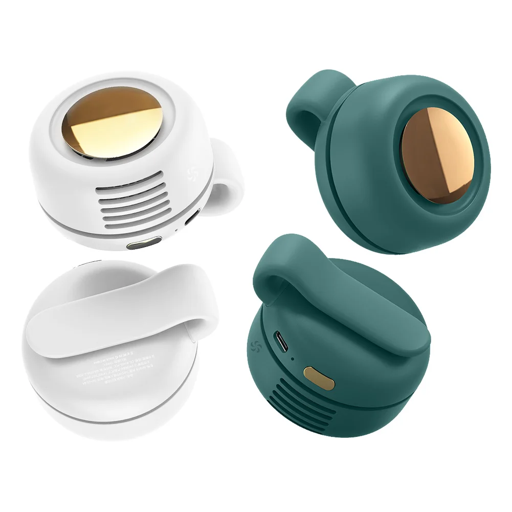 Portable Mini Clip Fan with 3 Speeds Shirt Fan 900mah Rechargeable Battery Personal Body Fan for Outdoor Work Hiking Travel ﻿