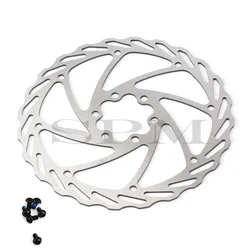 NEW 160mm Stainless Steel disc brake Rotor disc Hydraulic mountain bike /six hole MTB Bicycle disc brake Parts with Screws