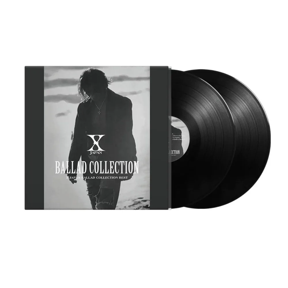 

X Japan Ballad Collection Japanese Rock Folk 12-дюймовый 2-виниловый LP-диск для проигрывателей проигрывателей