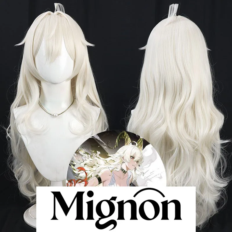 

Wuthering Waves Jiani Battle-Damaged Ver. Cosplay Wig, Light Yellow Curly, Scalp Cap