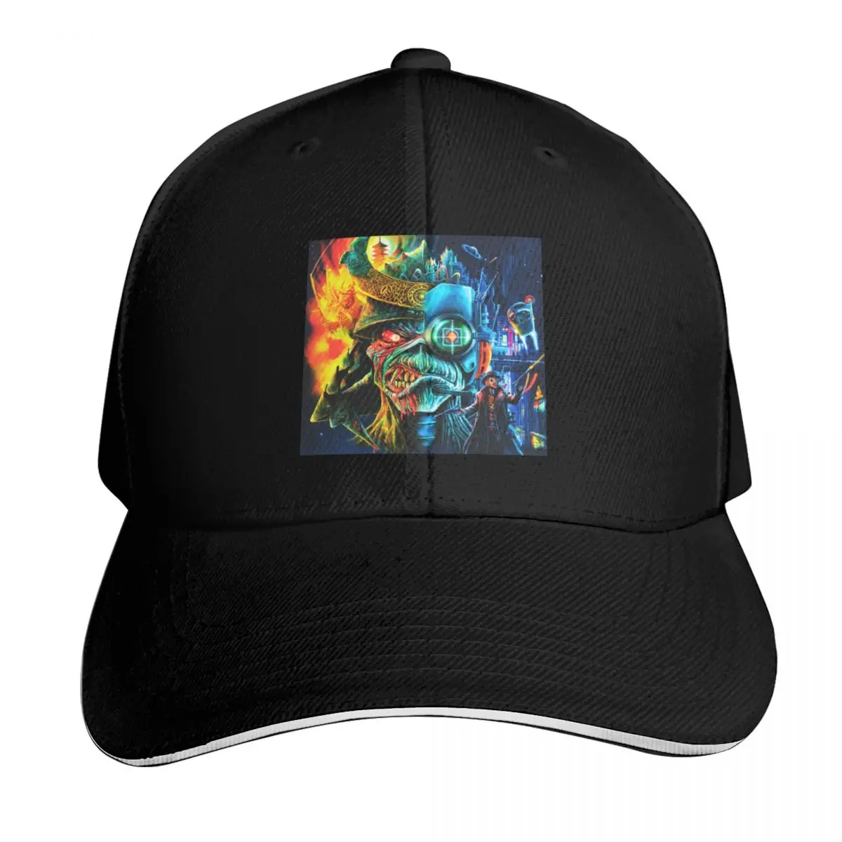 Fierce Devil Warrior Baseball Cap Summer Beach Travel Streetwear Hip Hop Trendy Vintage Retro Embroidered