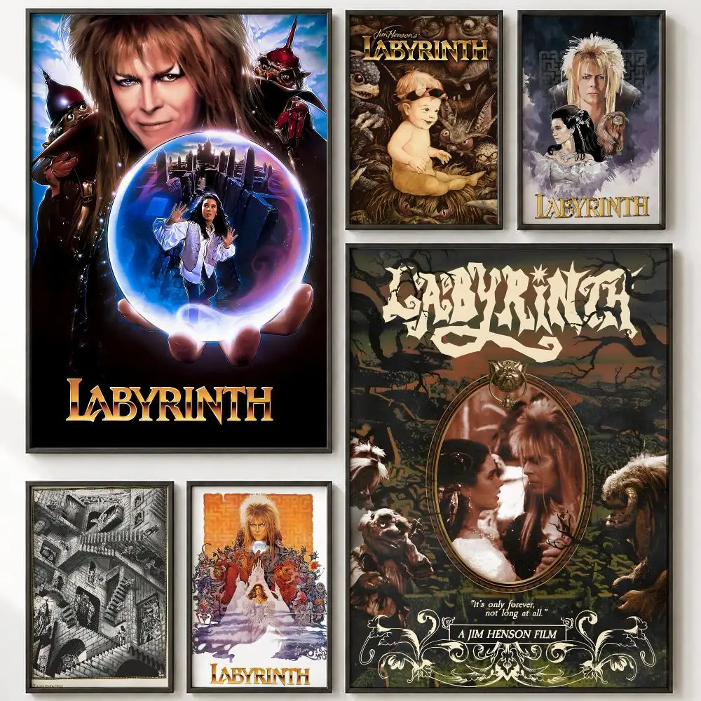 Movie L-Labyrinth Painting Calligraphy High-Definition With Textured Finish Modern Style For Hallway Wall Art Decor