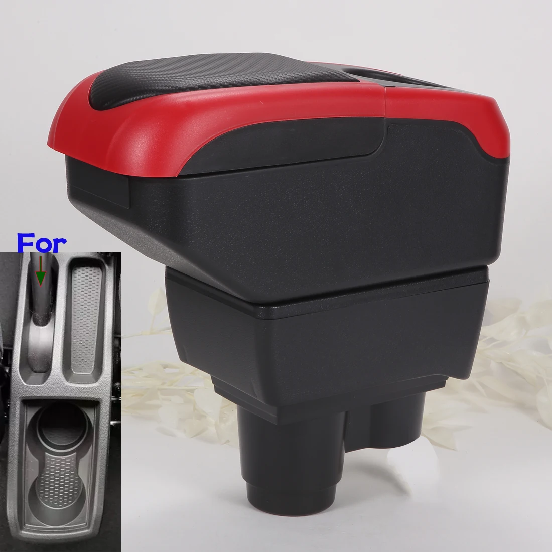 For Renault Duster Armrest Box For Dacia Duster Car Armrest 2019-2024 Retrofit parts Storage Box Bracing heighten Car Accessorie