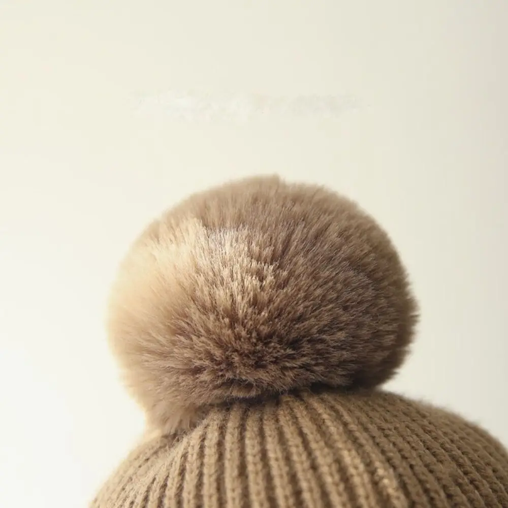 Chapeaux en laine coupe-vent pour enfants, oreillettes chaudes, doublure en peluche, chapeau en cachemire mignon, garçons et filles, 2-8 ans, hiver