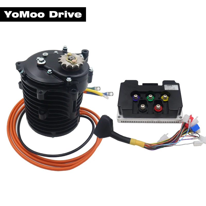 

QS138 70H V3 3KW Peak 9KW 100KMH Mid-Drive PMSM Motor With Fardriver ND72450/ND84450/ND96450 Controller For Electric Motorcycle