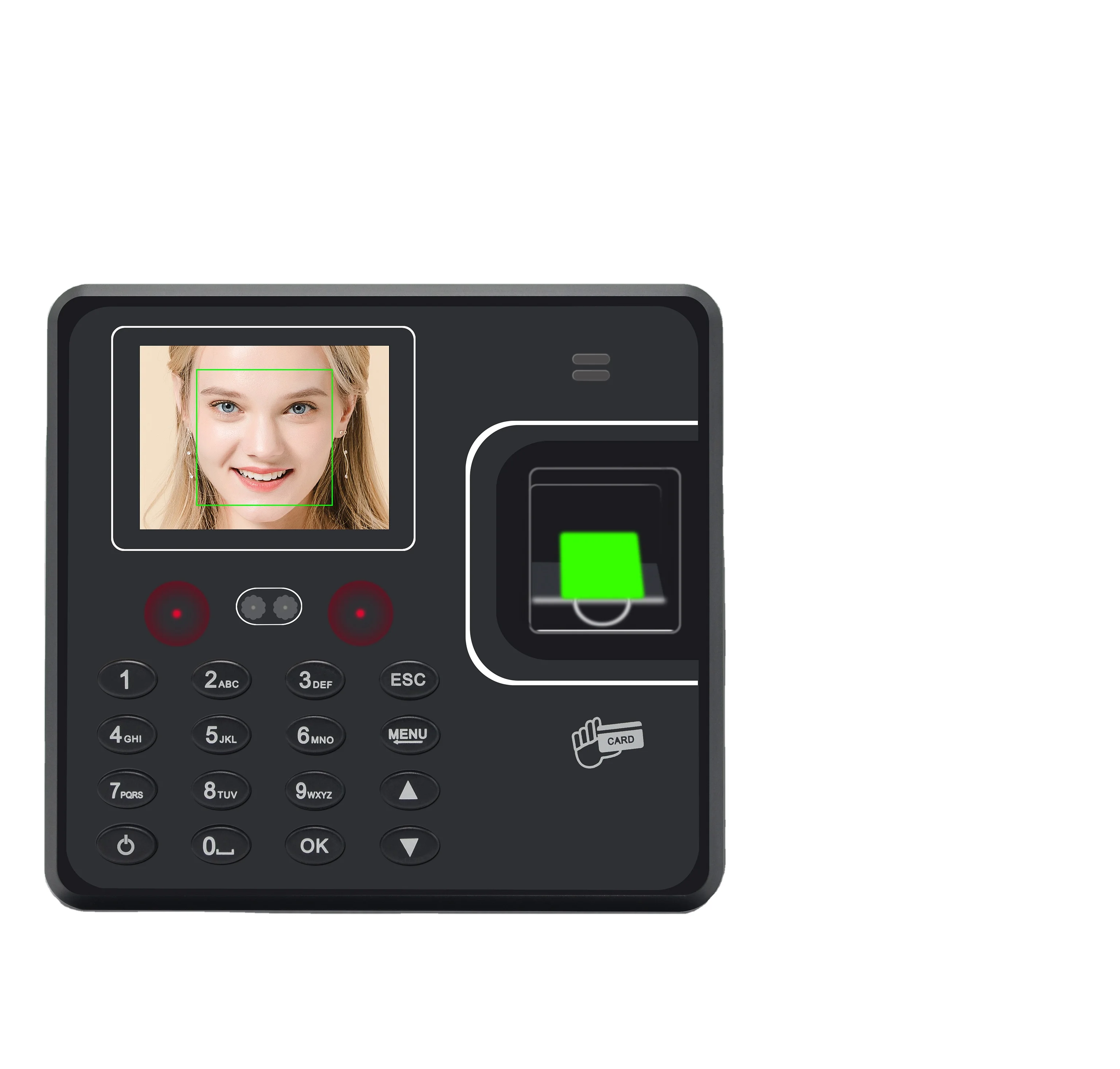 

July005 Biometric Fingerprint Attendance Machine|Time Clock System for Employee|Fingerprint Scanner With Time Recorder