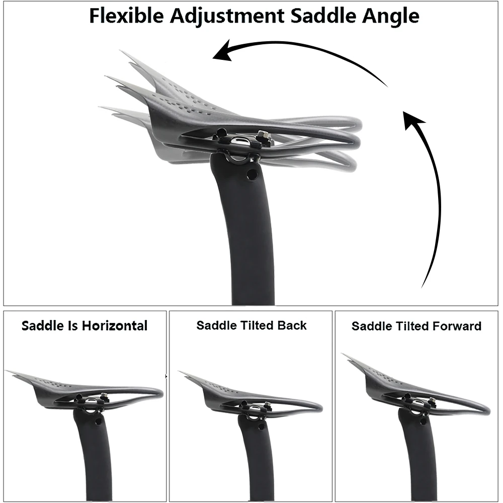 عمود مقعد من ألياف الكربون الهوائية، عمود مقعد على شكل حرف D لدراجة الطريق، مناسب لإطارات سلسلة Dogma F، إزاحة 5 مم/15 مم، 350 مم