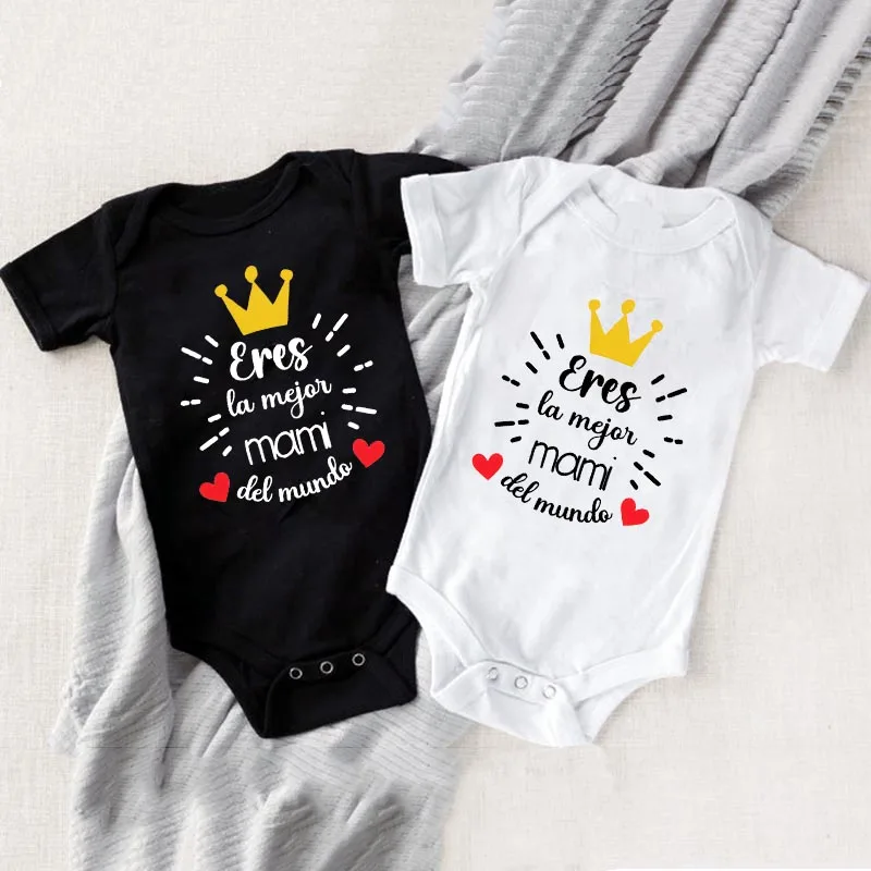 

You Are The Best Mother in The World Baby Bodysuit Infant Romper Boys Girls Clothes Newbron Gift Mother's Day Gifts