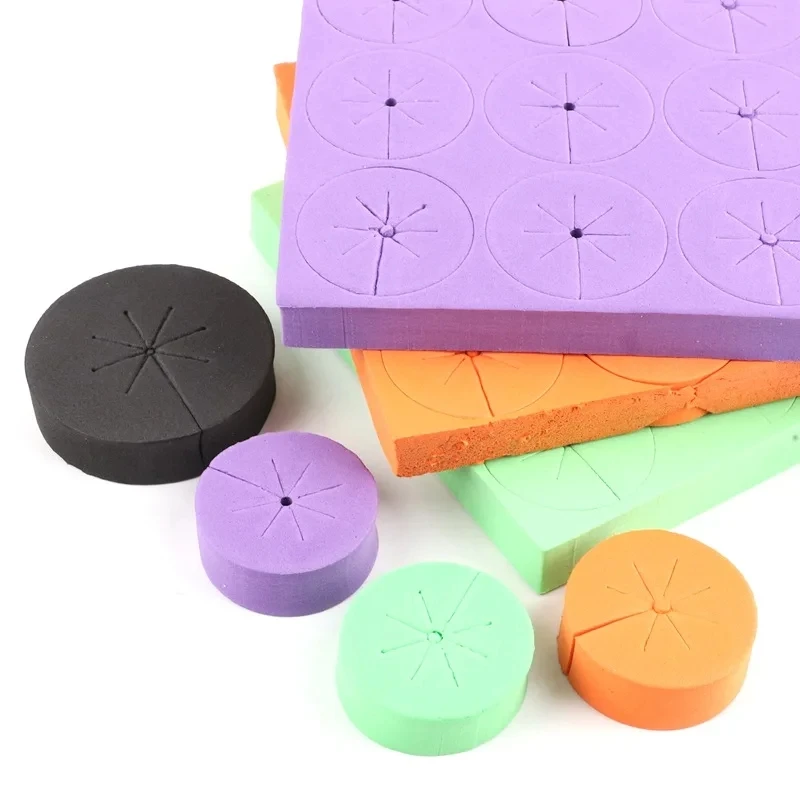 20pcs 48/70mm Garden Soilless Cultivation Nursery Sponge Hydroponic Syetem Clone Collars Baskets Media EVA Foam Planting Sponge