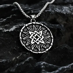 Slavic Men's Charm Necklace Russian Star Jewelry Pendant Pagan Necklace  Jewelry Wholesale