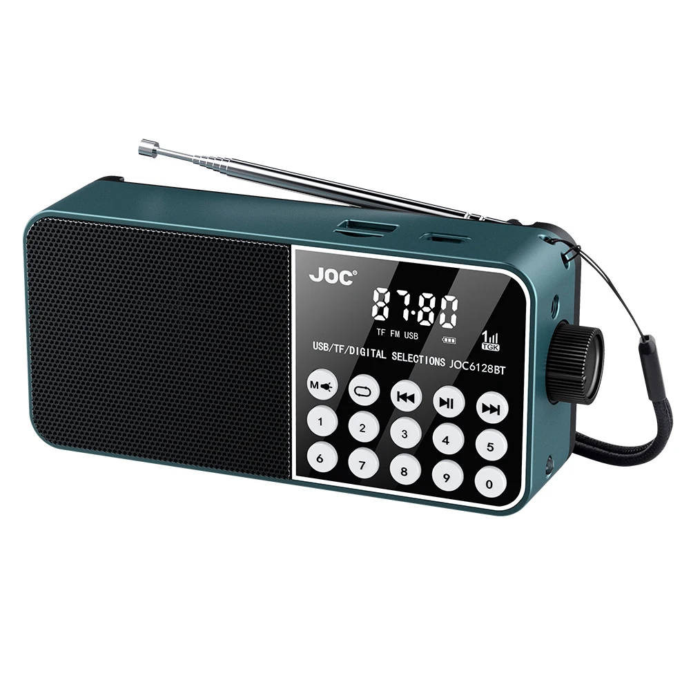 Broadcasting Player Radio LED Digital Display Wireless MP3 Radio Support TF Card Digital FM Radio for Emergency Hurricane